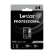 Tarjeta SD 64GB Lexar 1066x profesional U3