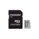 Tarjeta MicroSD 128GB Transcend 100MB/s U3 c adapt