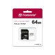 Tarjeta MicroSD 64GB Transcend 100MB/s U1