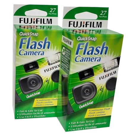 Cámara descartable fujifilm con flash incorporado