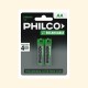 Batería PHILCO recargable AA 2100 nimh -por unidad-